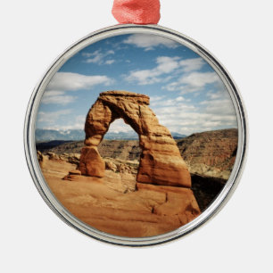 Delikat båge, bågar nationalpark, Utah Julgransprydnad Metall