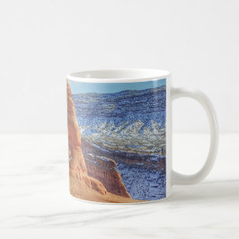Delikat båge i Utah bågenationalpark Kaffemugg
