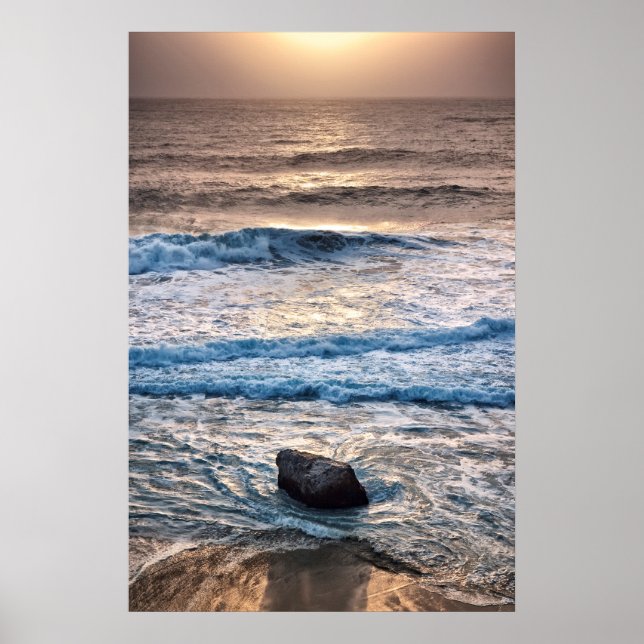 Delikat Beach Sunset Poster (Framsidan)