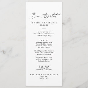 Delikat Black Calligraphy Bon Appétit Dinner Manar Meny