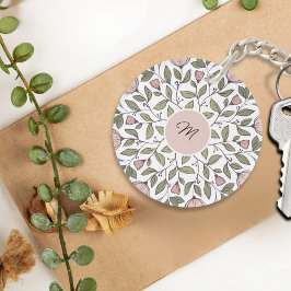 Delikat Blommigt Anpassningsbar Monogram