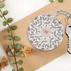Delikat Blommigt Anpassningsbar Monogram