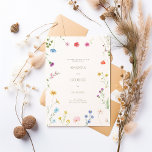 Delikat Blommigt Bröllop Inbjudningar<br><div class="desc">Inbjudan era gäster med elegans med den här känsliga blommigtens bröllopsinbjudan. Det här kortet har en charmerande vattenfärginspirerad design av mjuka, färgstarka blommor på en ren vit bakgrund och fångar perfekt naturens och kärlek skönhet. Den minimala layouten för ännu snyggt belyser parets namn och händelseinformation, skapar den tidlös och mångsidig....</div>