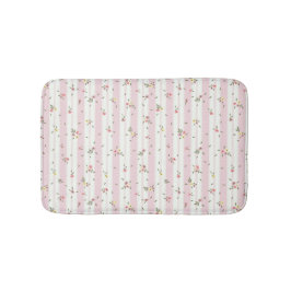 Delikat Blommönster Bath Mat Badrumsmatta