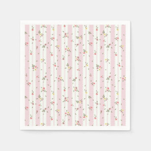 Delikat Blommönster Napkins Pappersservett