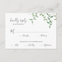 Delikat botaniskt Bröllop Vintage Greenery OSA