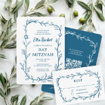 Delikat botaniskt stjärnor på David Pub Bat mitzva OSA Kort<br><div class="desc">Svarskort på perfekt för bat mitzvah, pub mitzvah eller andra judiska firande! Hand plockade delikata löv-trimma konst åt dig! FULLT ANPASSADE! Klicka på "Anpassa" ovan om du vill redigera texten. Klicka på "Redigera med verktyg" om du vill justera typsnitt, färg och placeringar och lägga till text i baksidans design om...</div>