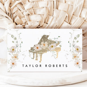 delikat bouquet pianist visitkort