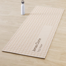 Delikat Creamy Brown Checkated Mönster