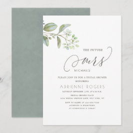 Delikat eukalyptus Framtiden Mrs White Möhippa Inbjudningar