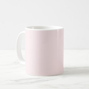 Delikat fast rosa i färg-slätter med blåsning kaffemugg