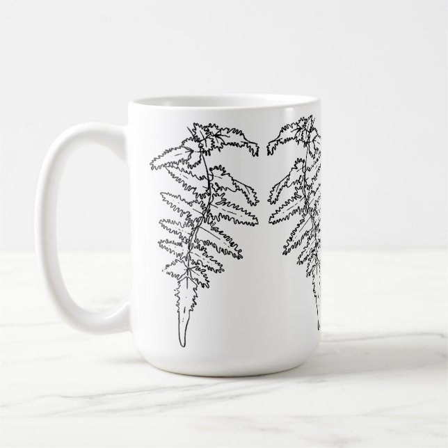 Delikat Fern Kaffemugg (Vänster)
