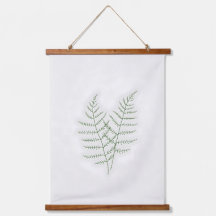 Delikat Fern Line Art.Minimalistisk Bedroom Art