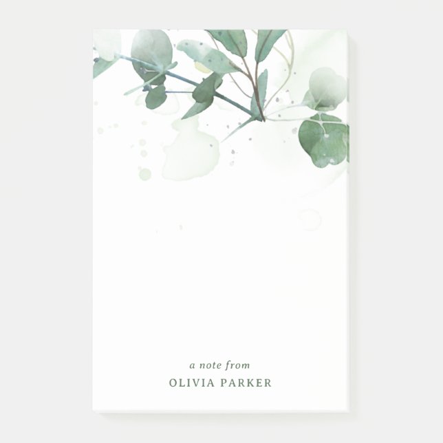 Delikat Greenery Post-it Block (Framsida)