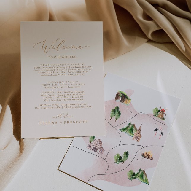 Delikat Guld Cream Välkommen Brev Intervall och Ka (Skapare uppladdad)