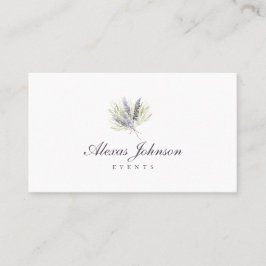Delikat Lavender Bouquet Visitkort
