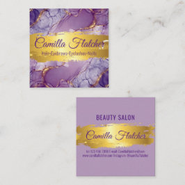 Delikat Lilac Watercolor Tidsbeställning Kort