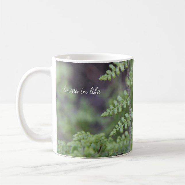Delikat Little Fern Kaffemugg (Vänster)