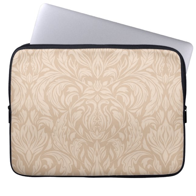 Delikat löv laptop fodral (Framsidan)