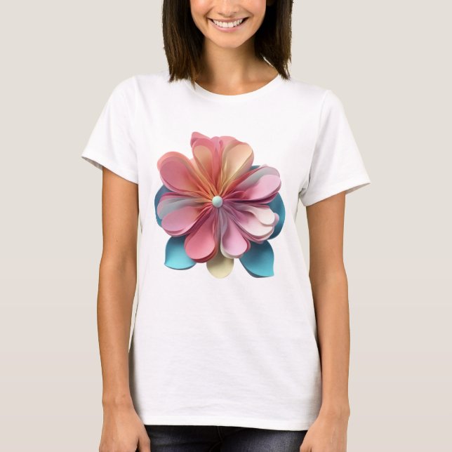 Delikat Pappert Petal Bloom T Shirt (Framsida)