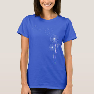Delikat Paragliding Dandelions White T Shirt