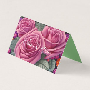 Delikat Pastel Rosa Bröllop Ro Kort