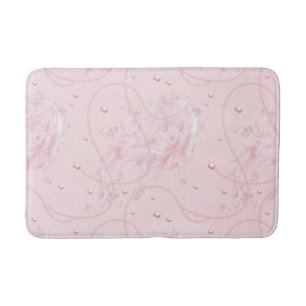 Delikat Pastel Rosa Pearl Luxury Bath Mat Badrumsmatta