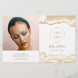 delikat persikoagel, bifold brochure