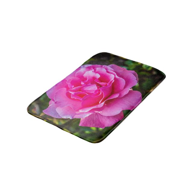 Delikat rosa ros. badrumsmatta (Vinklad)