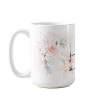 Delikat  Rosa ros Monogram Brev E