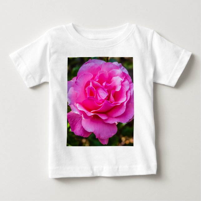Delikat rosa ros. t shirt (Framsida)
