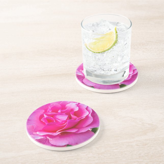 Delikat rosa ros. underlägg (Sidan)