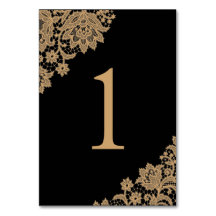 Delikat Snöre Black och Guld Script Bröllop