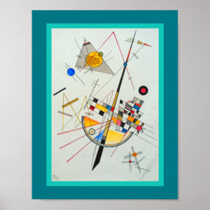 Delikat spänning av Wassily Kandinsky Poster