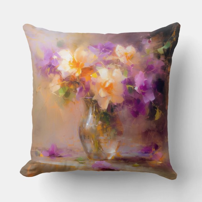 Delikat stillastående liv kudde (Framsida)