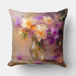 Delikat stillastående liv kudde