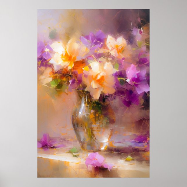 Delikat stillastående liv poster (Framsidan)