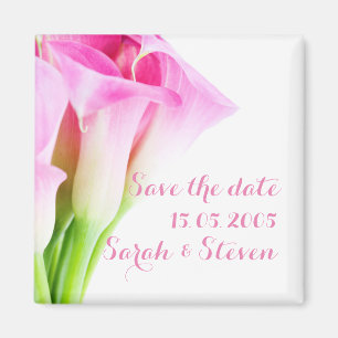 Delikat Vår Rosa Calla Magnet
