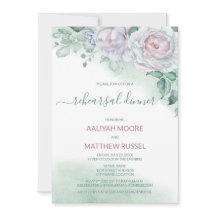 Delikat vattenfärgsmål Ro Rehearsal Middag