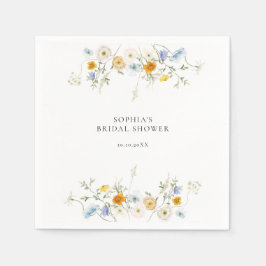Delikat Wildblomma Pappersservett