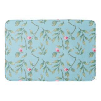 Delikata Blommigtar Spun Sugar Blommigt Bath Mat Badrumsmatta