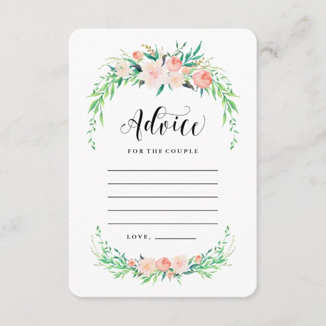 Delikata Bouquet-kort Rådkort (Framsida)