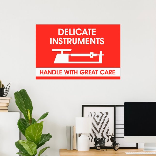 Delikata instrument - tecken poster (Skapare uppladdad)