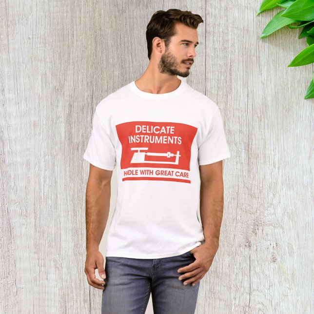 Delikata instrument - tecken t shirt (Skapare uppladdad)