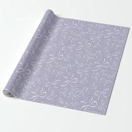 Delikata Lila Coquette Bows Presentpapper