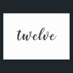 Delikata, minimalistiska Bordsnummer i Bröllop<br><div class="desc">Det fintliga,  minimalistiska bröllopssviten har ett modernt kalligrafiskript som står emot den enkla typografin och lämnar sviten hopplöst romantisk.</div>