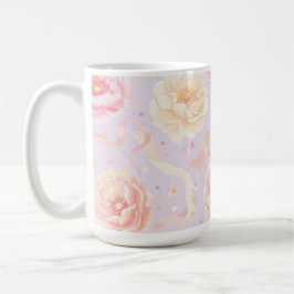 Delikata Peonies Shabby chic, av Natasha Us Kaffemugg