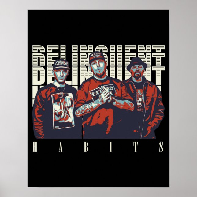 Delinquent Habits, Delinquent Habits Poster (Framsidan)
