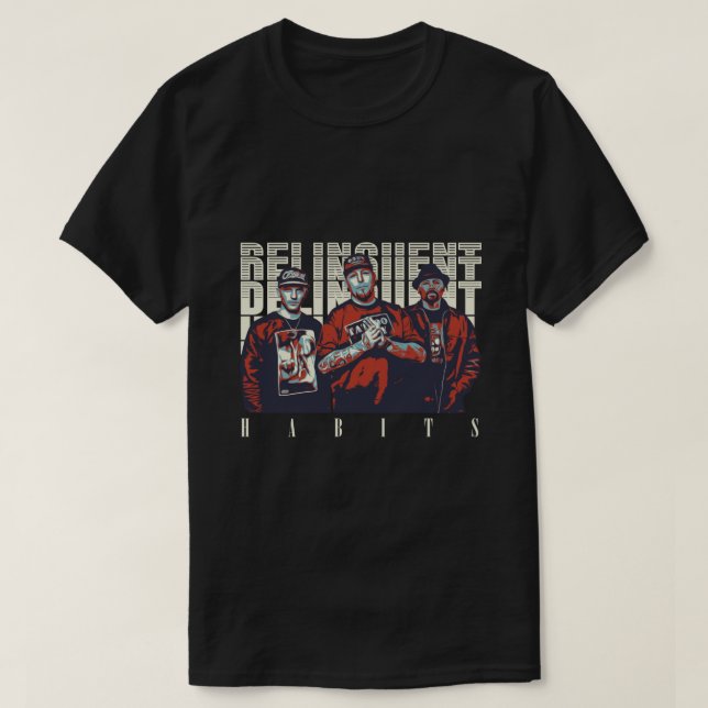 Delinquent Habits, Delinquent Habits T Shirt (Design framsida)