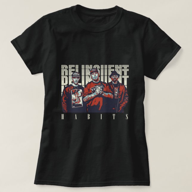 Delinquent Habits, Delinquent Habits T Shirt (Design framsida)
